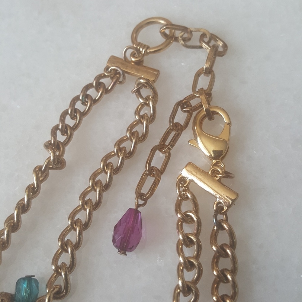 Double Layer Beaded Necklace - image 8